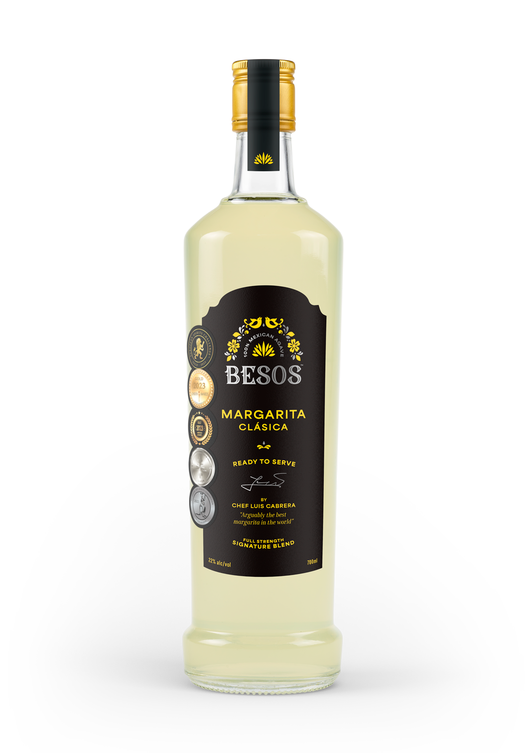 Besos Margarita Clasica 700ml