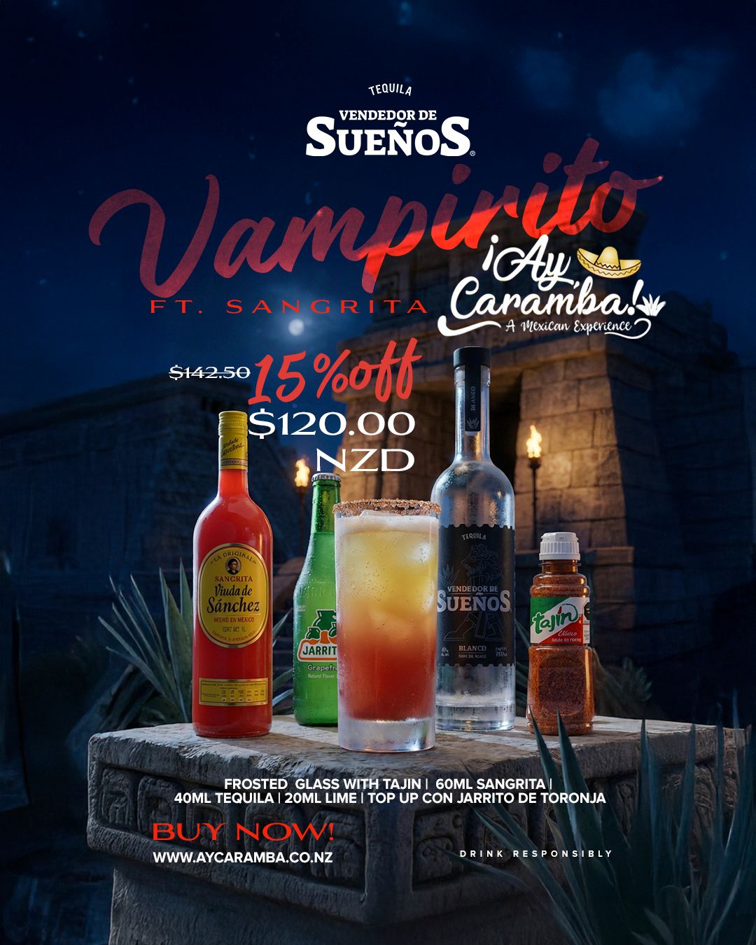 Cocktail Kit – Vendedor de Sueños Tequila